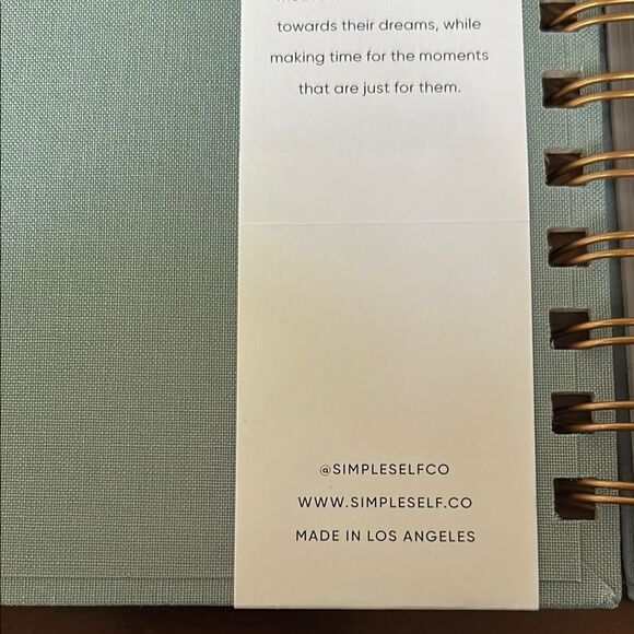 Simple Blue and Gold Design Planner new color is moon - Picture 5 of 15